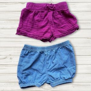 18m Carter’s/Old Navy Cotton girls shorts